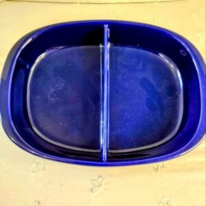 Chantal Cobalt blue oval baking Dish